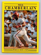1991 Fleer - Wes Chamberlain #391 (RC)