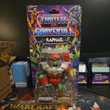 Turtles of Grayskull Raphael MOTU TMNT Wave 2 Masters of the Universe Unpunched