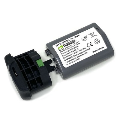 Wasabi Power EN-EL18 a/b/c Battery, Battery Chamber Cover for Nikon BL-5, MB-D12