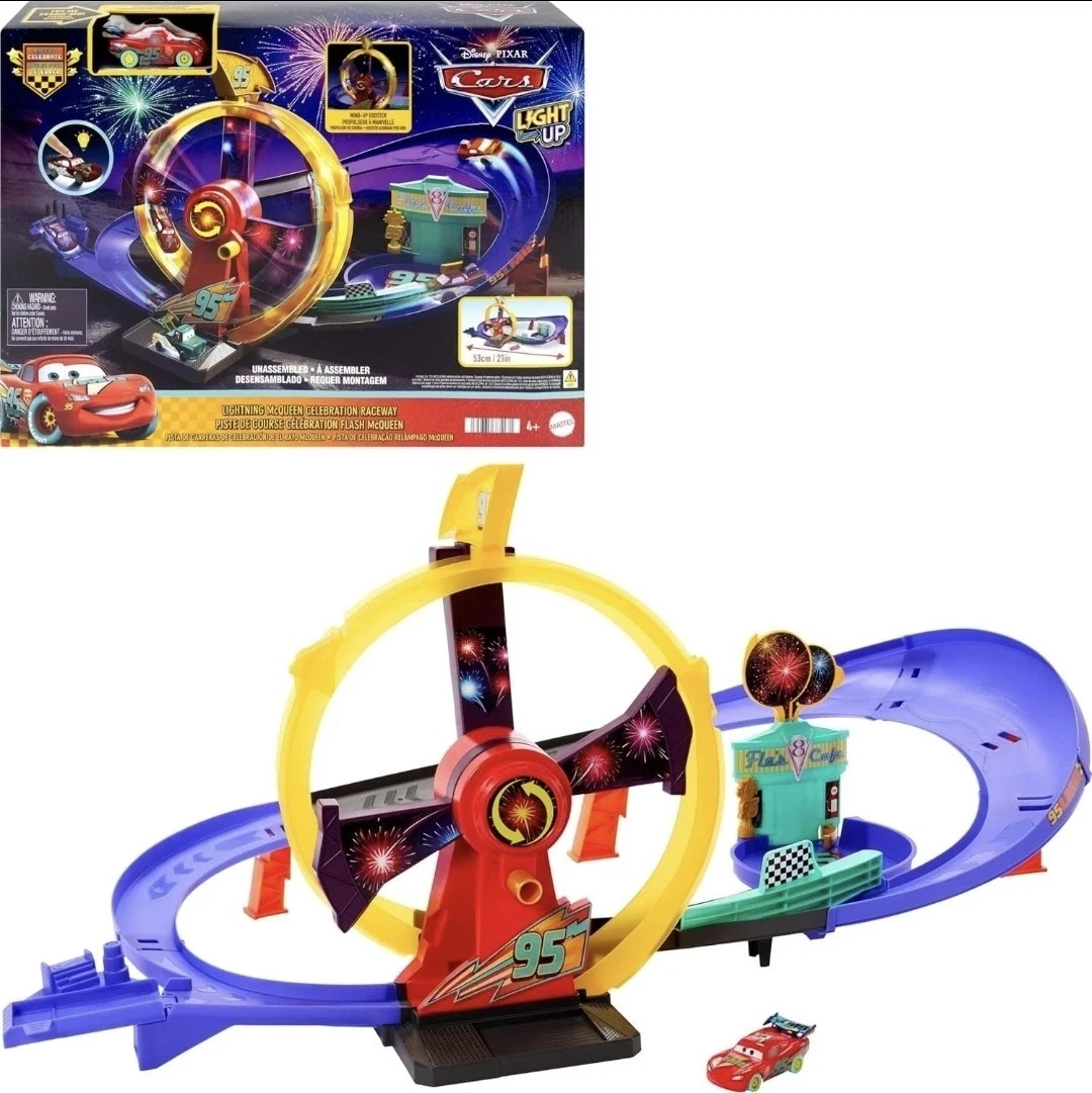 Mattel Disney Pixar Cars Plastic Diecast Vehicle Play Sets for