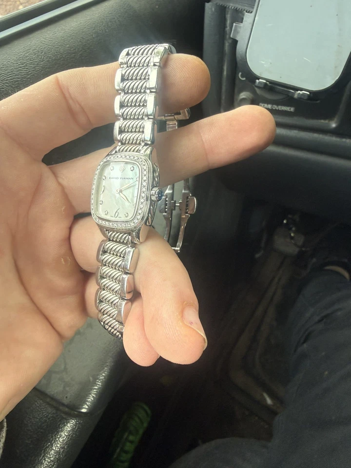 David Yurman 纯种珍珠母腕表-RDC13378 — 第 4/4 张图片