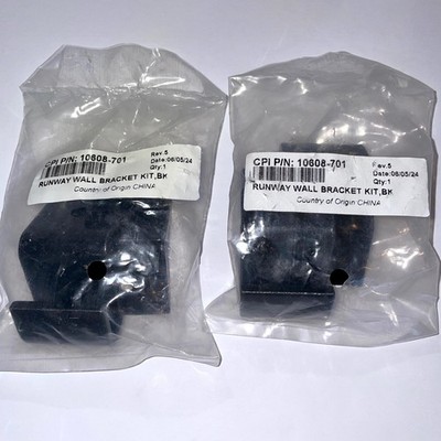 2 SETS OF 2 - CPI 10608-701 Networking Data Cable Runway Wall Bracket Kit