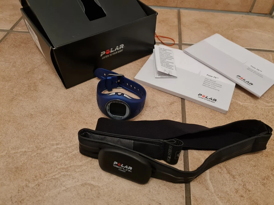 Polar F7 M Blue EUR1 90033737 Fitness Joggen Sport Uhr Neuwertig mit OVP - Bild 4 von 4
