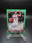 Bowman 2025-26 Basketball Milos Uzan 1st Green Auto #’ed 39/99