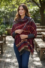 Large Shawl Wrap Aztec Tribal Navajo Print Southwestern Country Western Cowgirl