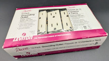 Leviton Decora 15 Amp 125 V Duplex Outlet/Receptacle, Almond 10-Pack 