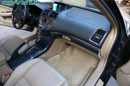 For Honda Accord 7th 03-2007 Carbon Fiber Central Console Dashboard Panel Strip - Picture 5 of 10