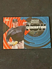 2022 Topps Series 1 Generation Now Trevor Rogers Red /10 (Miami Marlins)