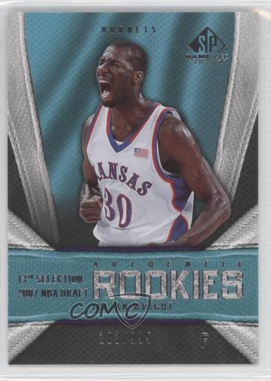 2007 SP Game Used Edition Authentic Rookies 183/999 Julian Wright Rookie RC 0b3
