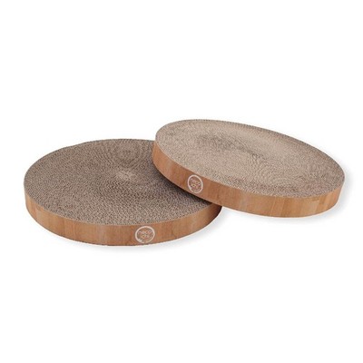 Necoichi Cat Scratcher Bowl for Indoor Cats - Cat Scratching Lounger with Rev...