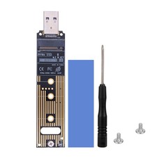 Aluminum M.2 NVME SSD to USB 3.1 Adapter Hard Drive With Screwdriver Tool