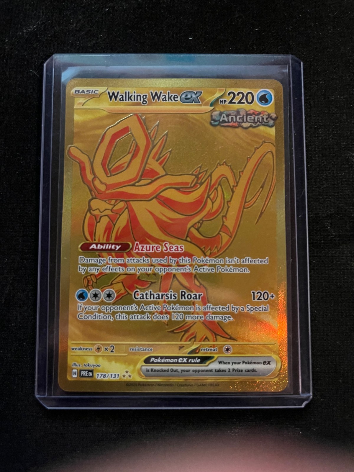 Walking Wake ex Hyper Rare SV: Prismatic Evolutions 178/131 NM