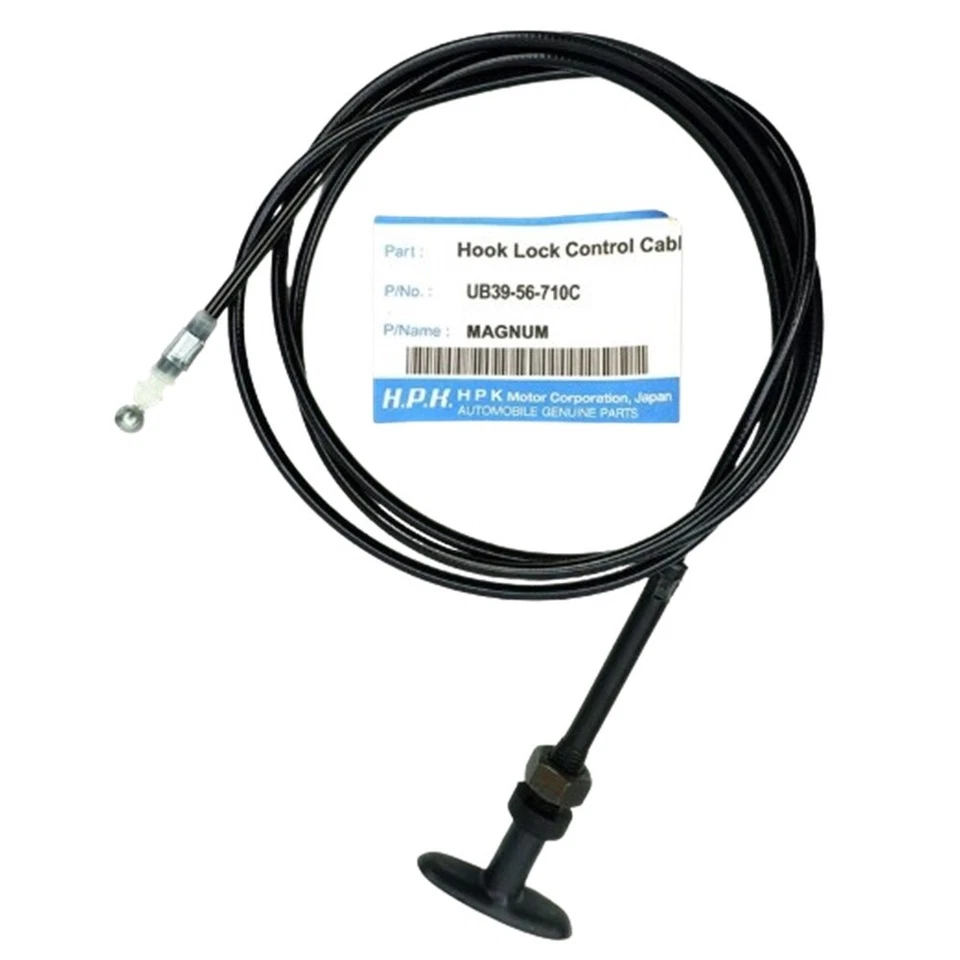 Cable de liberación del capó negro para camioneta Mazda Magnum B2000 B2200 B2600 1985-1998 Foto 2 de 4