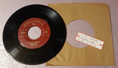 Rosemary Clooney Be My Life's Companion/Why Don't You Love Me 7'' Record 45rpm
