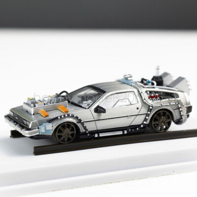 ◉1/64 DeLorean DMC-12 Ⅱ　 PARTIⅢ➕フィギュア2体 The Super Car No.21 1/24 '82 Delorean DMC-12 Plastic Model