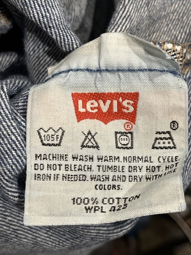 Levi's Men's Clean 30x34 501 Original Fit Straight Leg Button Fly Jeans - Picture 11 of 11