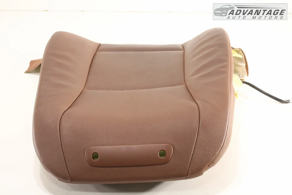 2009-2013 BMW 535XI F10 FRONT RIGHT SIDE UPPER SEAT BACKREST CUSHION LEATHER OEM - Image 3 of 4