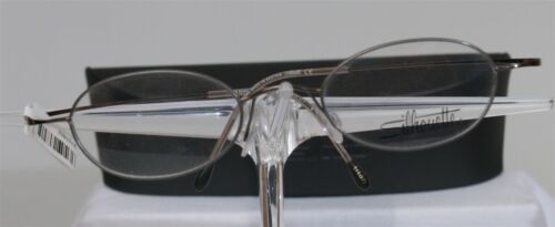 SILHOUETTE M 6500 /40 V6052 Braun Titan Brille Brillengestell Damen Herren NEU.. - Afbeelding 1 van 3