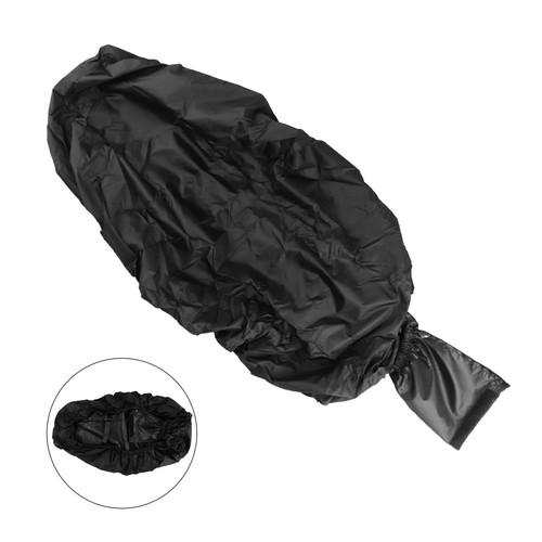 Motorrad Regenschutz Sitzbezug Flexibler Wasserdichter Sattelbezug Schwarz Neu - Bild 43 von 53