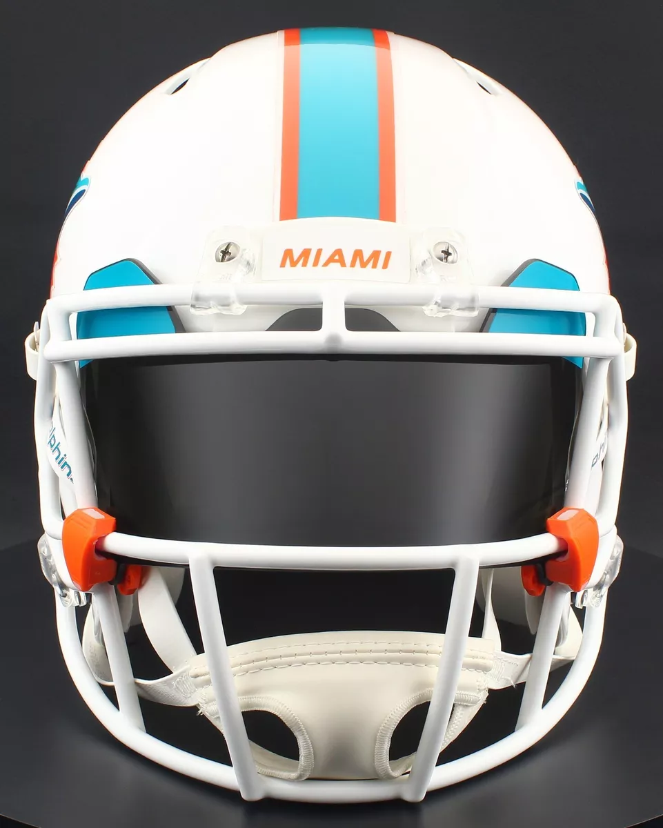 CUSTOM*** MIAMI DOLPHINS NFL Riddell Full Size SPEED Football Helmet