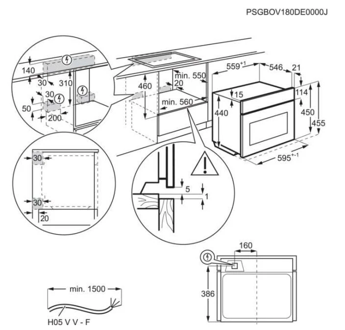 AEG CD 710 M CombiQuick Backofen mit Mikrowelle 45er Nische Abverkauf - Bild 3 von 4