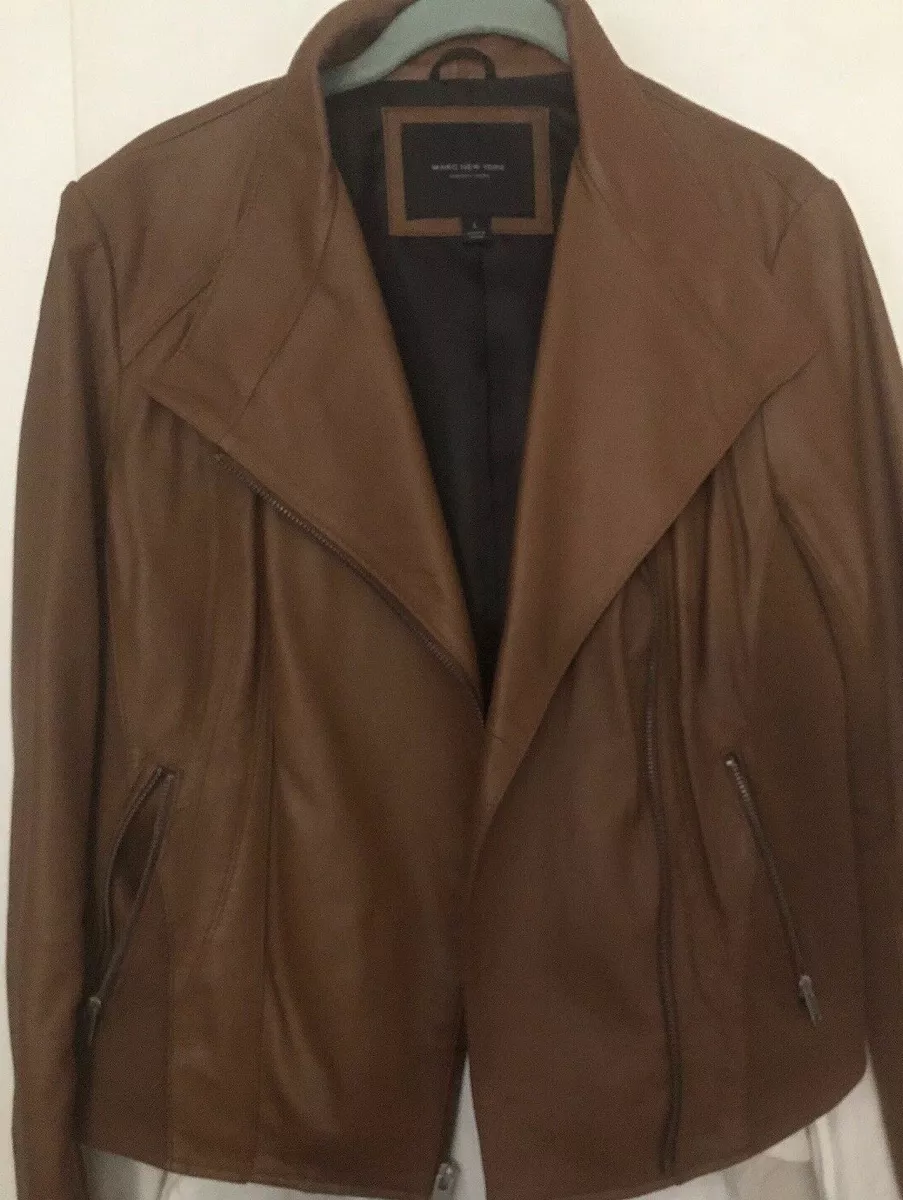 Marc new york by andrew marc felix clearance stand collar leather jacket