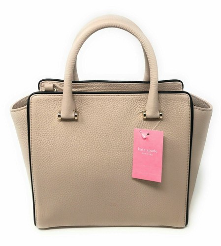 Kate Spade Allyn Warm Beige Leather Satchel Crossbody WKRU4322 NWT $359 Retail - Picture 4 of 8