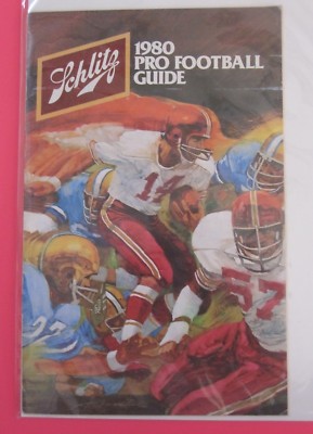 SCHLITZ 1980 PRO FOOTBALL GUIDE