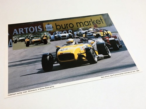 Caterham K-Series SuperSport 1995 Vauxhall 21 hoja informativa folleto - Imagen 8 de 9