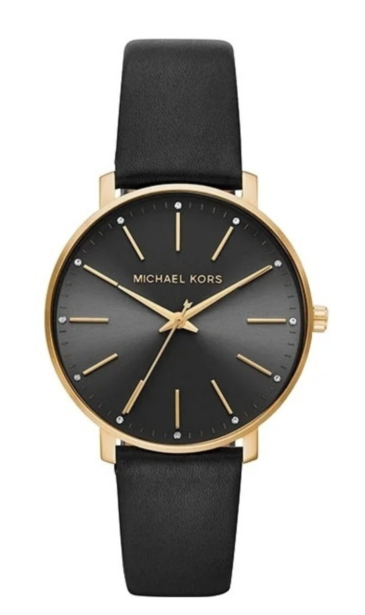 美品！　マイケルコース　腕時計　ブラック 稼働 MICHAEL KORS メンズ腕時計 クロノグラフ オールブラック