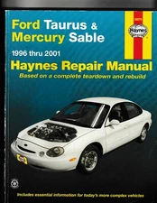 DIY (96 - 01) "Haynes Repair Manuel" Book #36075 ~ Ford Taurus & Mercury Sable