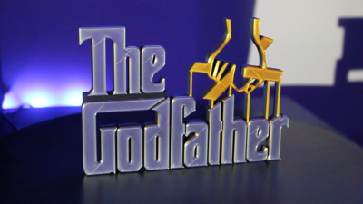 The Godfather Movie 3D printed Logo Sign Wall Desk Shelf Art | eBay