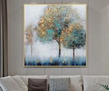 High Quality Oil Painting Landscape Tree on Canvas Handpainted Art Wall Deco 24"