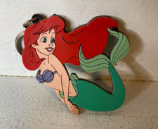 Vintage Disney  Little Mermaid  ARIEL Vinyl Keychain Keyring Applause