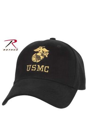US Army Baseball Cap USMC Black Marine Corps Special Forces Seal Marines Vietnam