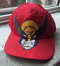 Vintage 1993 Rare Vintage Marvel X-Men Wolverine American Needle Snapback Hat