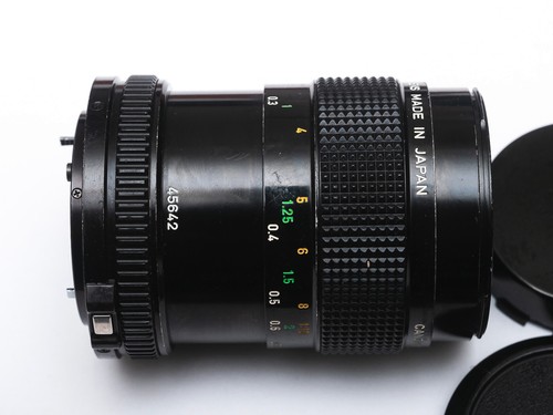 Nice Canon nFD 50mm f/3.5 macro lens MIRORLESS ADAPTABLE w/caps Sony A7 Fuji - Picture 4 of 5