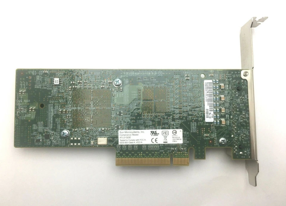 Sun ATLS1QGE 501-7606-07 Quad Port x8 Gigabit LAN UTP PCI Card 501-7606-04 HIGH - Image 2 of 3