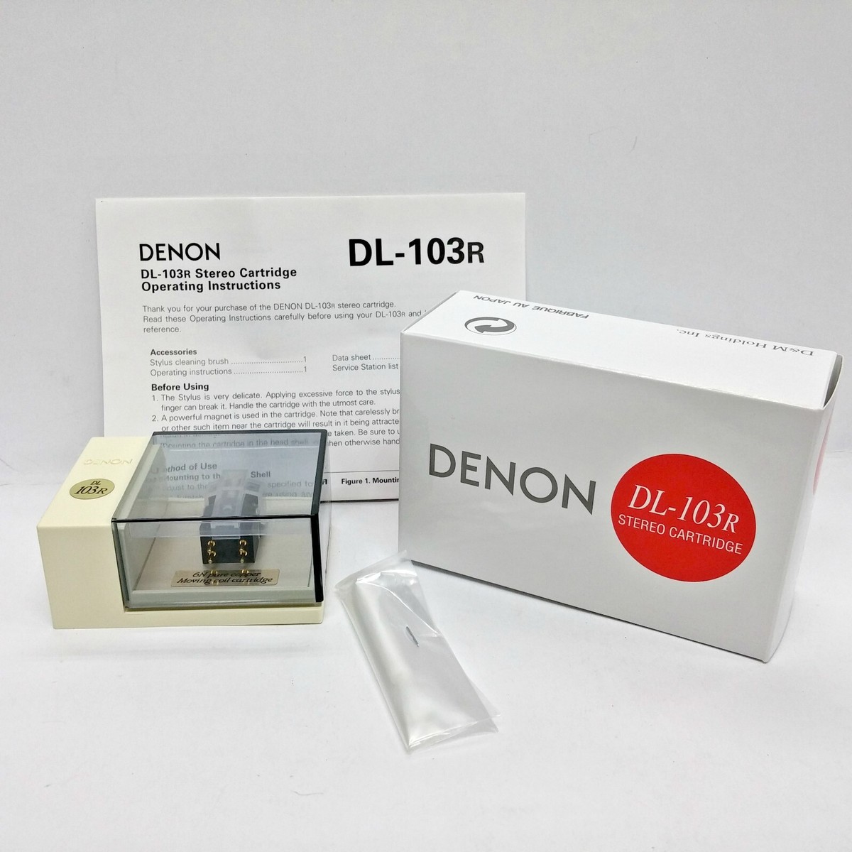 Denon DL-103R MC Cartridge, 100% made by Denon from Japan. I am