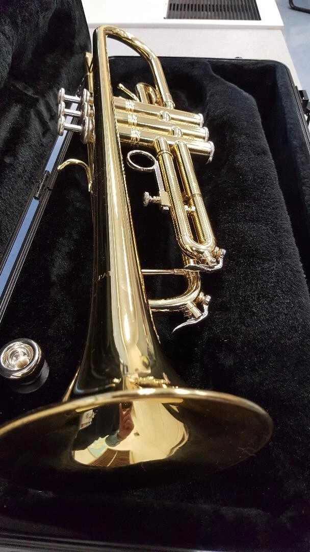 BACH (B-flat) Trumpet, Model TR 600 w/Case, Mouthpiece (Pristine)