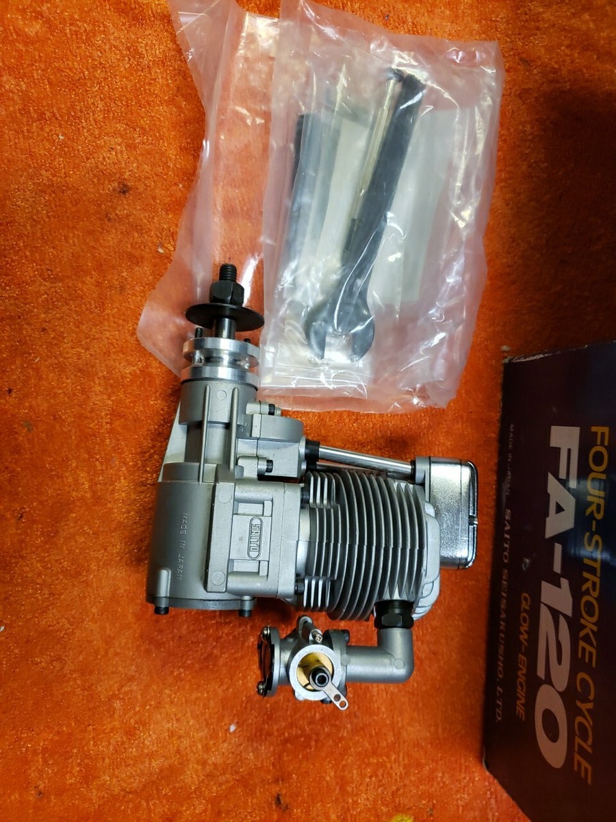 SAITO 4ストロークエンジン　FA-120（DP） Saito Engine - Saito FA-120 four stroke engine - Nice | eBay
