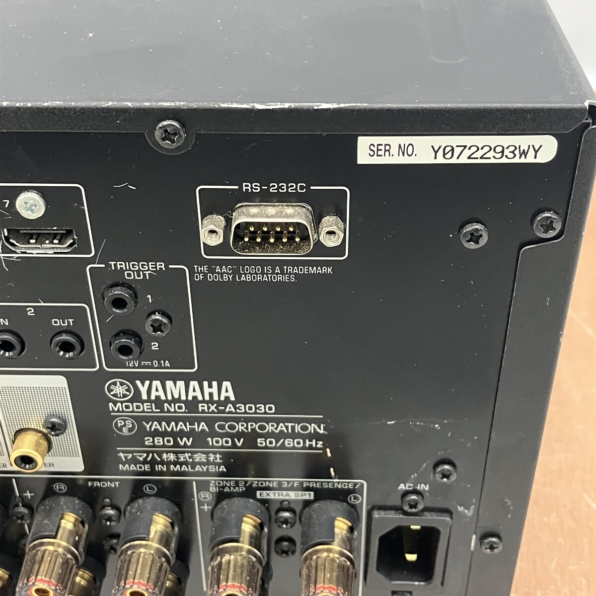 YAMAHA RX-A3030 AVENTAGE AV amplifier Acoustic equipment YAMAHA RX-A3030 AVENTAGE AV amplifier Acoustic equipment