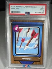 Tarjeta Arrows Topps Clash Royale 2018 PSA 9º calificado envío gratuito