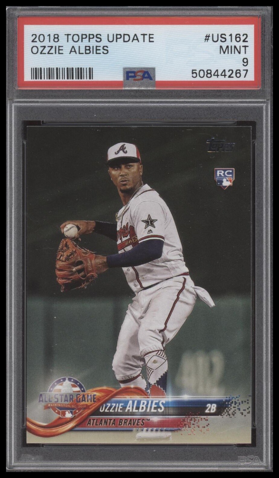 2018 Topps Update #US162 Ozzie Albies PSA 9