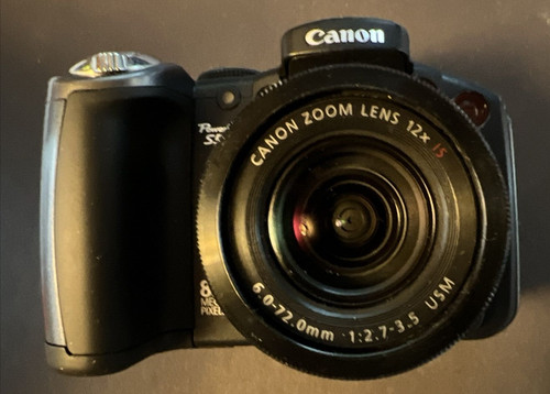 Canon PowerShot S5 IS 12X Zoom Flip Screen Digital Bridge Camera Boxed VGC - Picture 10 of 14