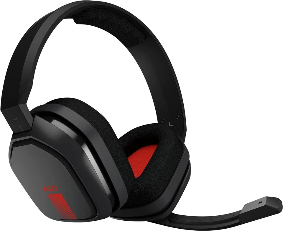 Astro A10 gaming wired headset headphones with mic black red compatible with pc - Image 3 of 4