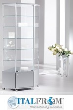 Coin Vitrine avec Armoire H220x73x73cm Mobilier Meubles de Bar Italfrom