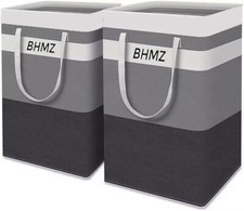 2 Pack Large Laundry Basket Waterproof Collap...