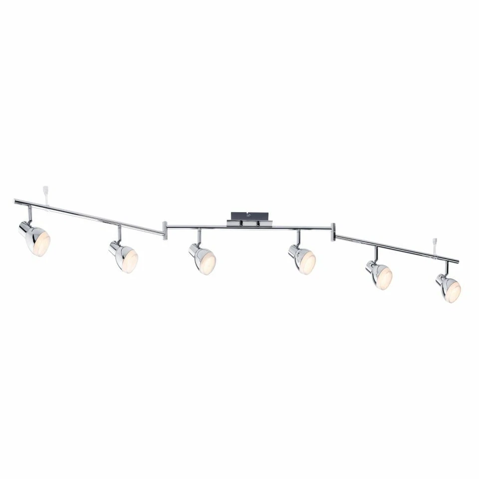 Paulmann 603.68 Gloss Balken Strahler LED 6x4,6 W Chrom Warmweiß 1,80m Spotlight - Bild 1 von 3
