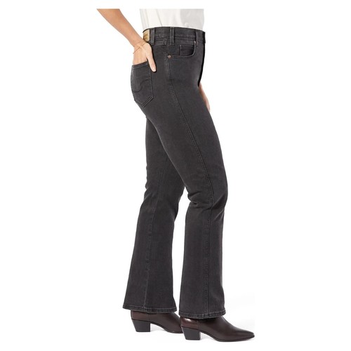 Signature by Levi Strauss & Co Heritage High -Rise Kickboot Black - Picture 2 of 3